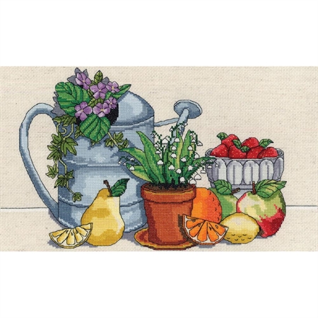 Fresh Strawberries Counted Cross Stitch Kit